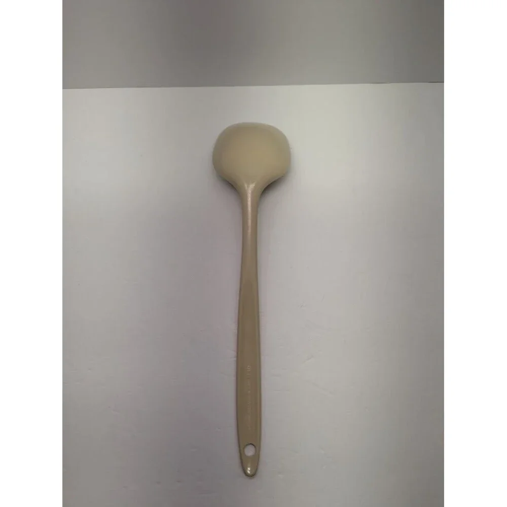 Melamine‎ Ware Solid Spoon White Kitchen Utensil Made in Taiwan SH-072